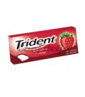 Chewing gum Trident dagrees strawberry sugarfree