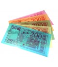 Euro billetes oblea
