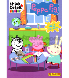 Stick & Color Peppa Pig n. 73 of Panini