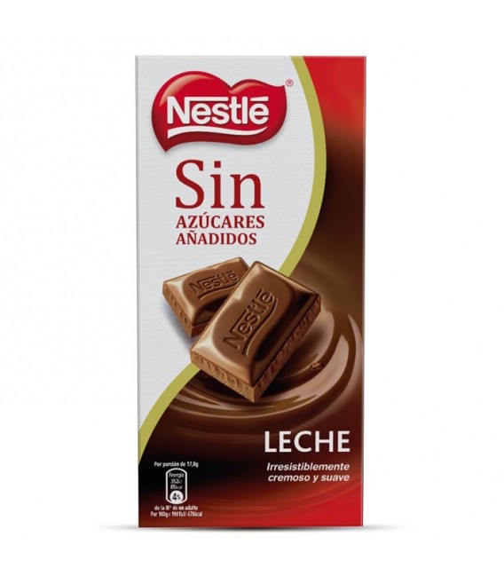 Chocolate con leche sin azucar Nestle