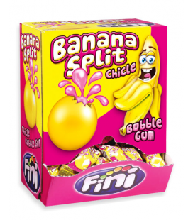 Banana Split bubble gum Fini