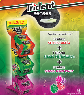 Trident Senses gum pack