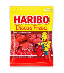 Discos de fresa Haribo 80 g