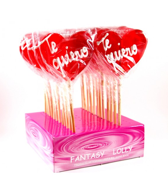 Candy lollipop Heart Te Quiero