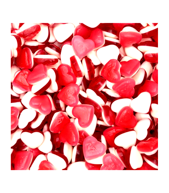 Strawberry Hearts gummy candies