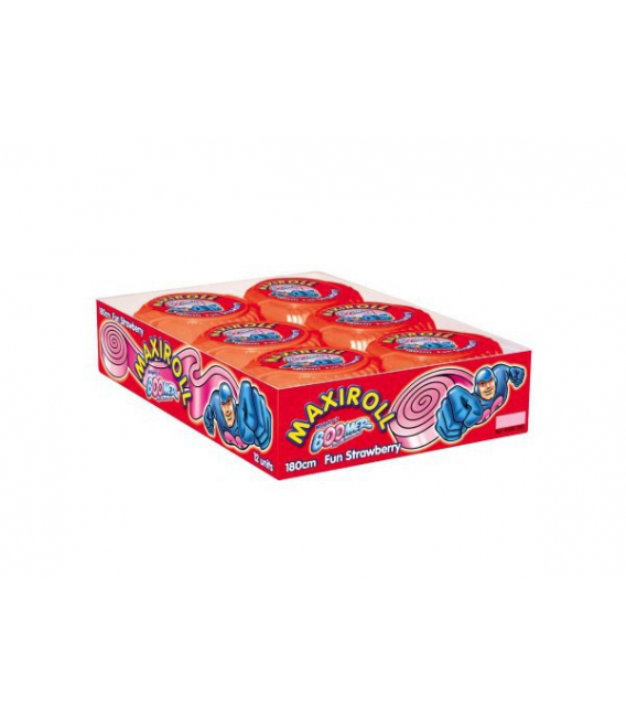 Chewing gum Boomer Maxiroll strawberry