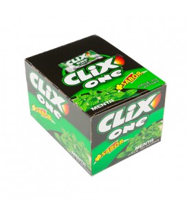 Chicle Clix One menta sin azúcar