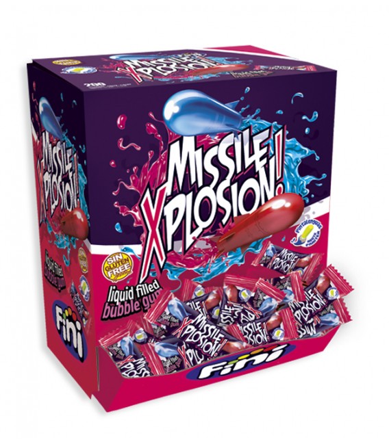 Missile Explosion bubble gum Fini