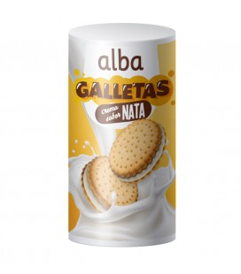 Filled cookies cream Alba