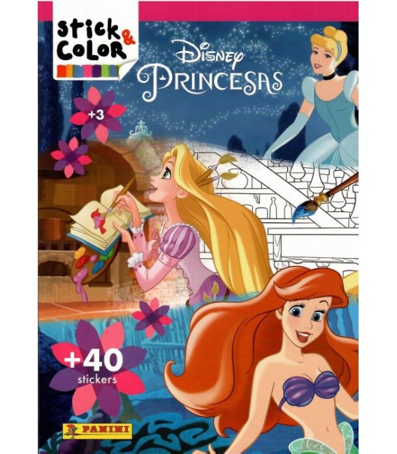 Stick & Color Princesas Disney N.68 Panini