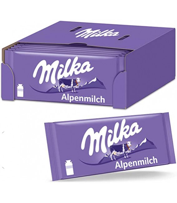 Tableta chocolate con leche Milka 100 g