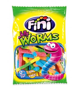Sour Worms gummies Fini 100 g