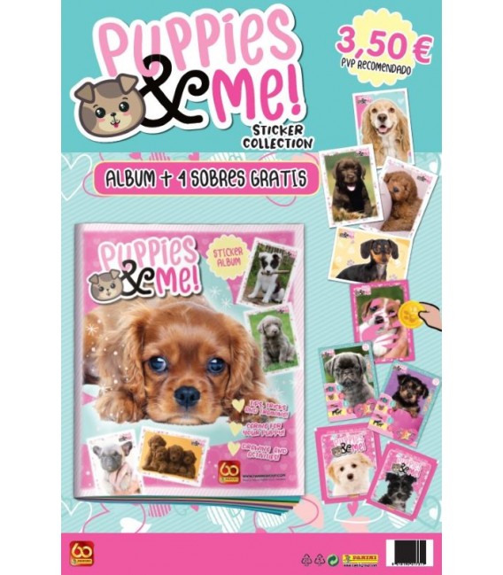 Pack lanzamiento Puppies & Me! de Panini