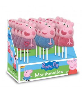 Peppa Pig marshmallow skewers
