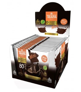 Trapa cocoa 80% sugar free bars
