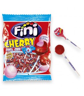 Cherry Pop +Gum lollipops Fini