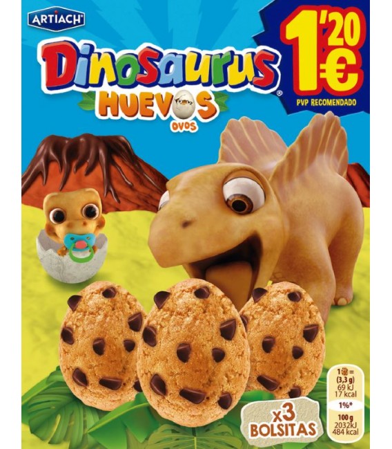 Galletas Dinosaurus Huevos de Artiach