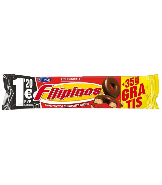 Filipinos chocolate negro 135 grs.