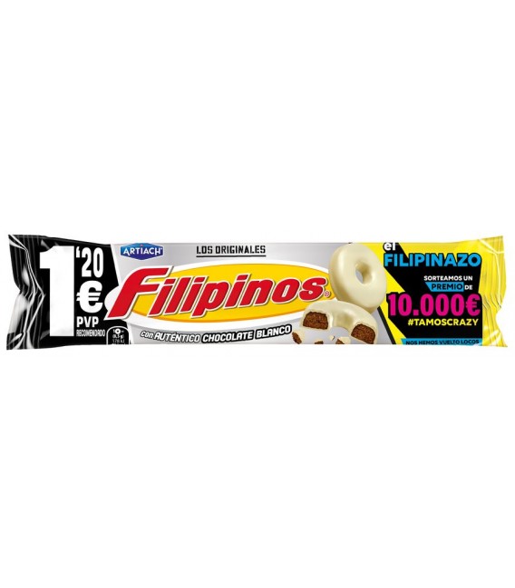 Filipinos chocolate blanco 135 grs.