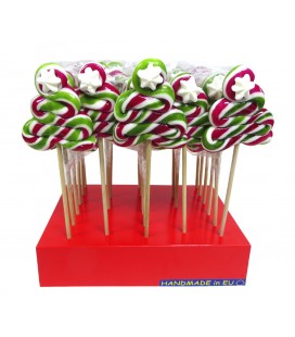Star Tree Christmas lollipops