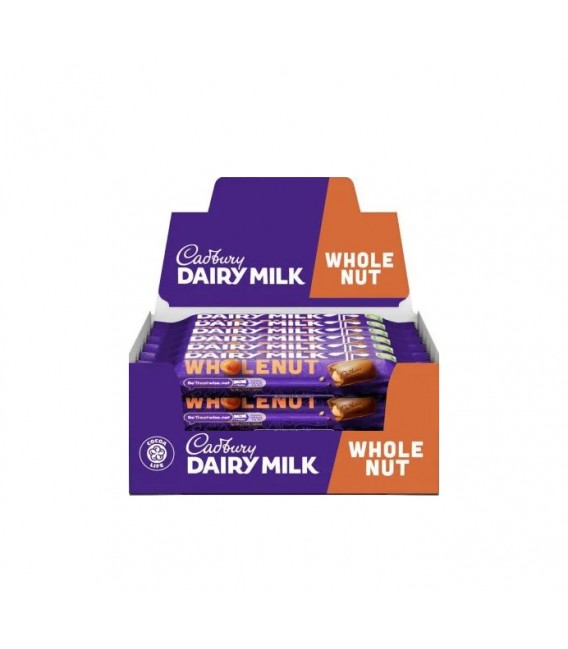 Barritas Dairy Milk Whole Nuts de Cadbury