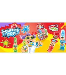 Mr. Squeezy Pop lollipops Johny Bee