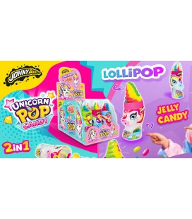 Unicorn Pop Candy lollipops Johny Bee